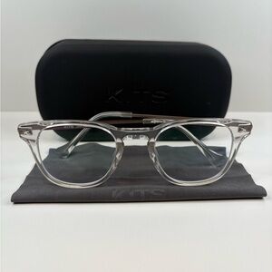 FRAMES ONLY-KITS JUNO G44A1S Eyeglasses 47•22•145 Kits glasses with case & cloth